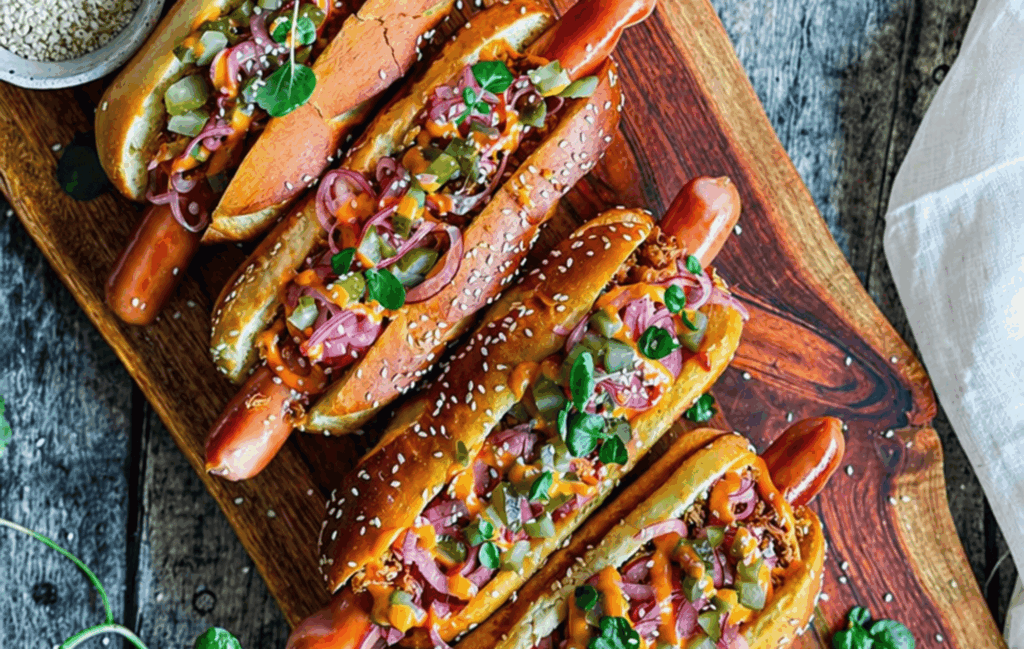 NY hotdog foodcorner catering van CaterEvents - do-it-yourself hotdog bar met toppings voor evenementen