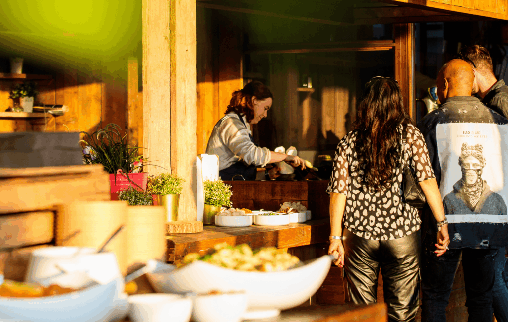 Cucina della Nonna live foodcorner van CaterEvents met verse Italiaanse pasta's en live cooking catering voor bedrijfsfeesten, evenementen en bruiloften.